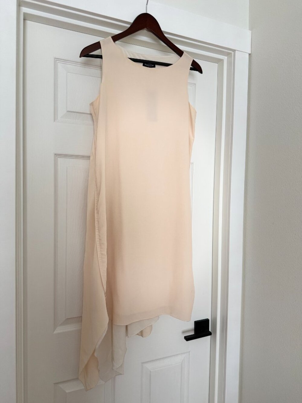 Eileen Fisher Women's Ballet Neck Dress In Alabaster - Picture 3 of 4